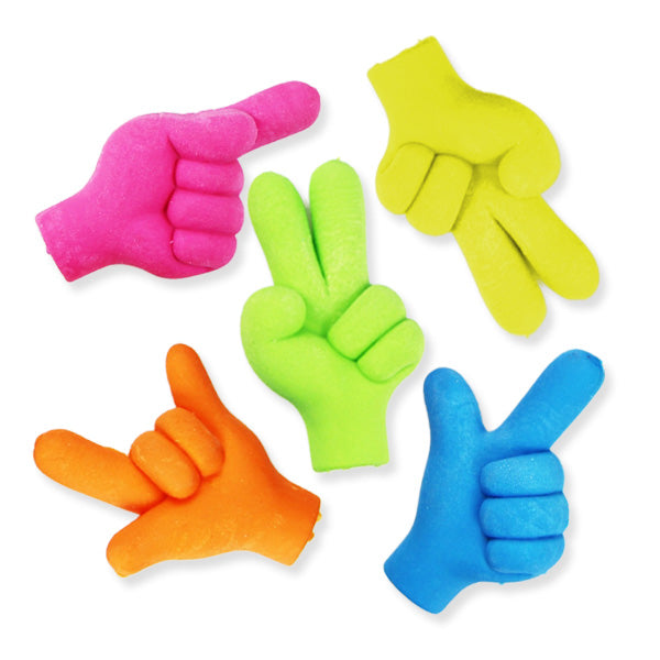Funny Finger Foam Pencil Topper