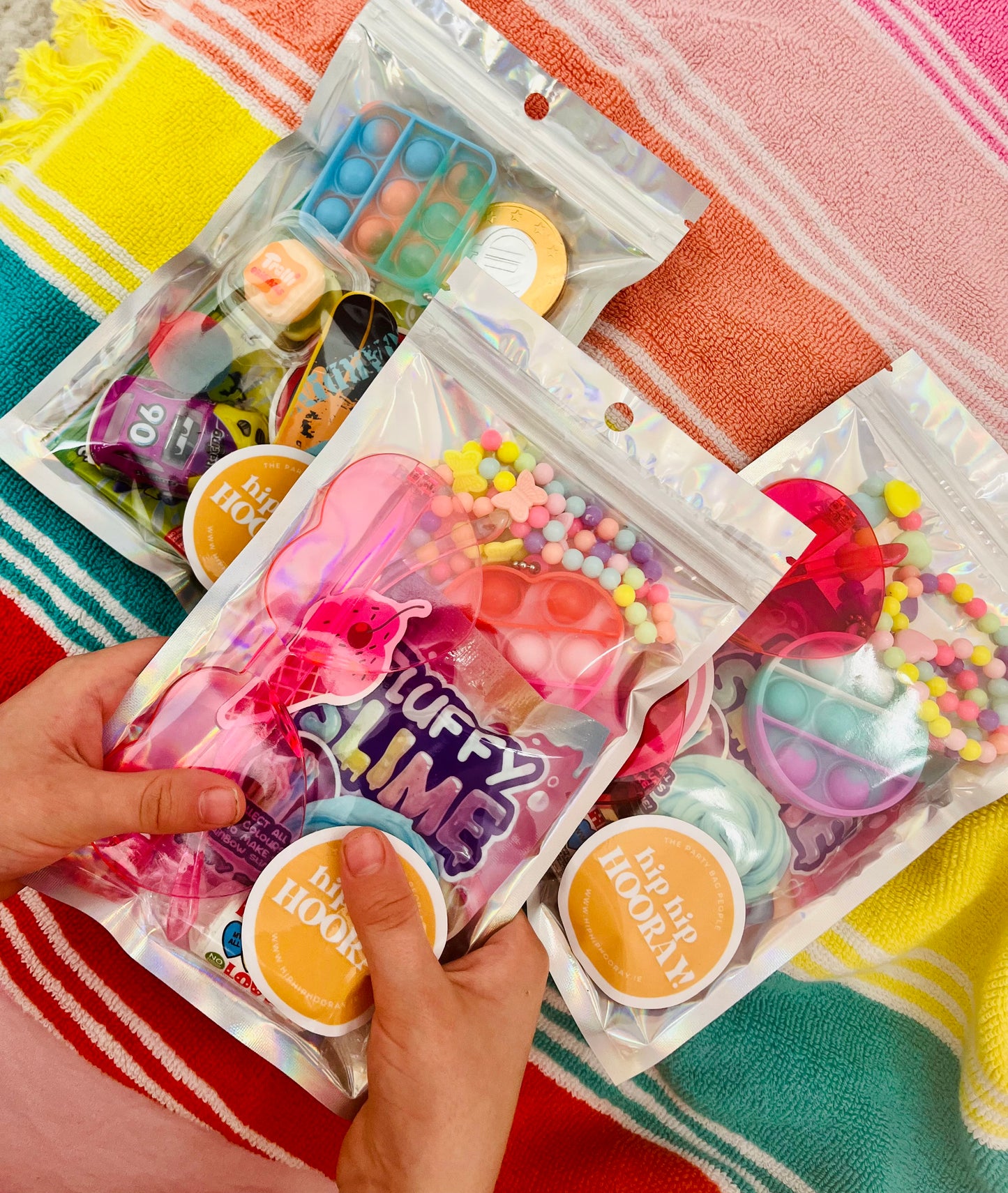 Pre-filled Girls Party Bags Rainbow Bright