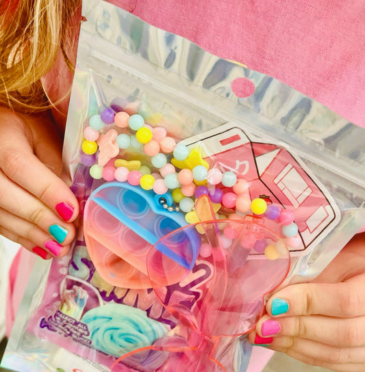 Pre-filled Girls Party Bags Rainbow Bright