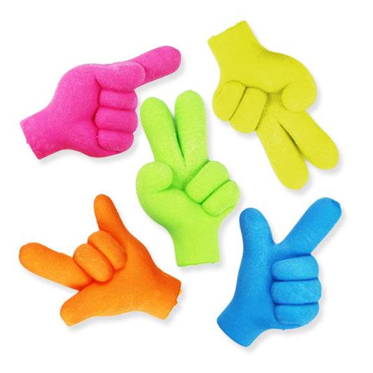 Funny Finger Foam Pencil Topper
